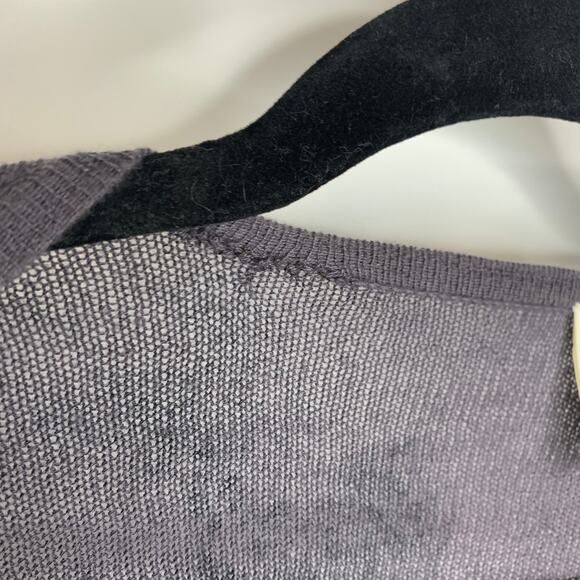 frenchi Gray Black Tie Dye Thin Cardigan Sz XS - Picture 3 of 6